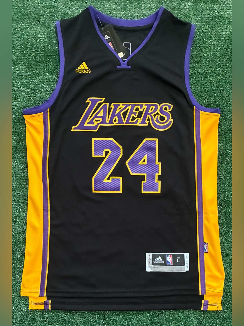 Los Angeles Lakers  #24 Kobe Bryant Retro Jersey  Black/Purple
